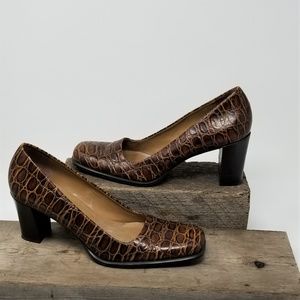 Franco Sarto Womens Heels Brown 8 M